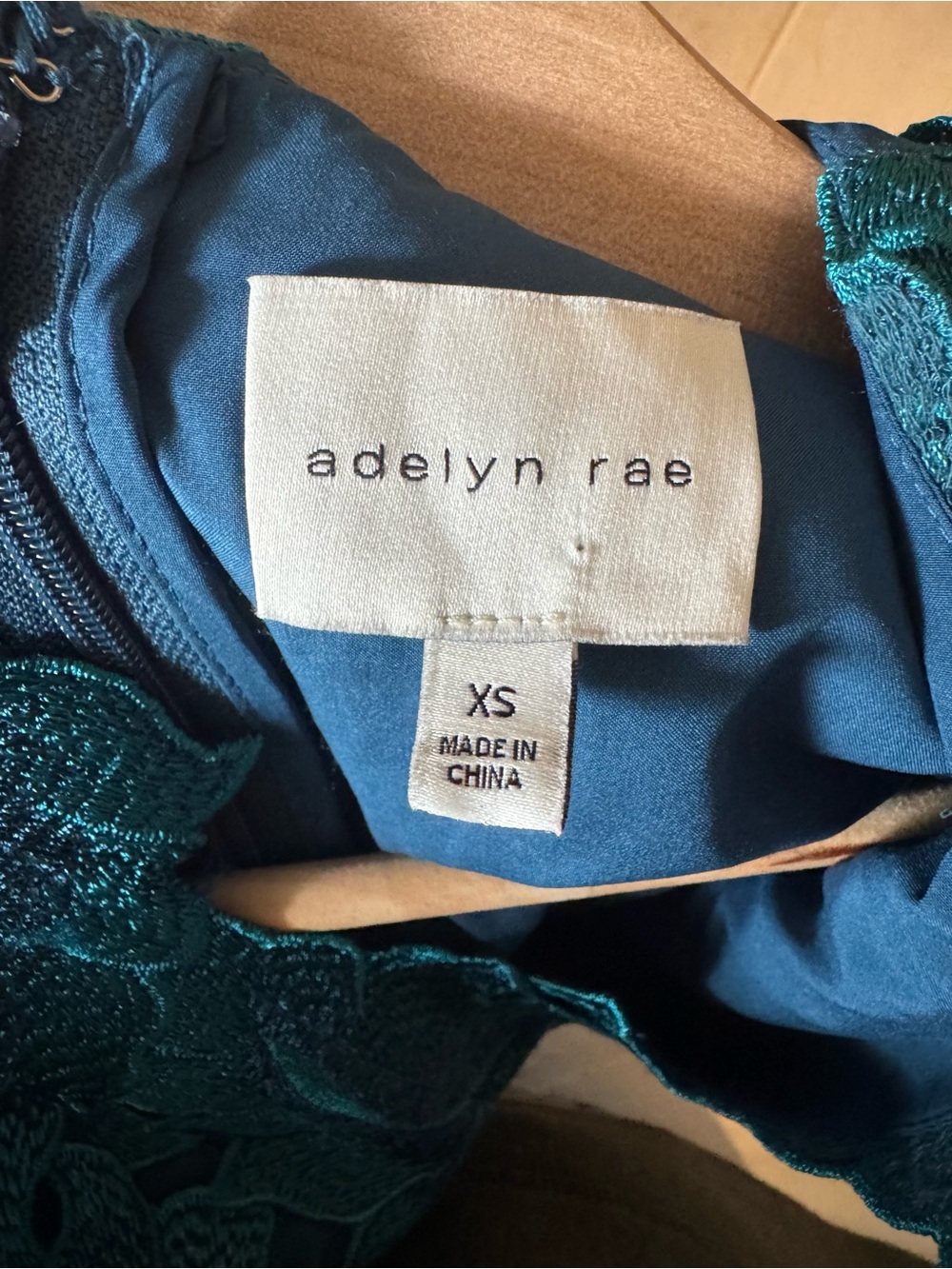 Adelyn Rae Chantelle Scallop Lace Midi Dress - Picture 7 of 8